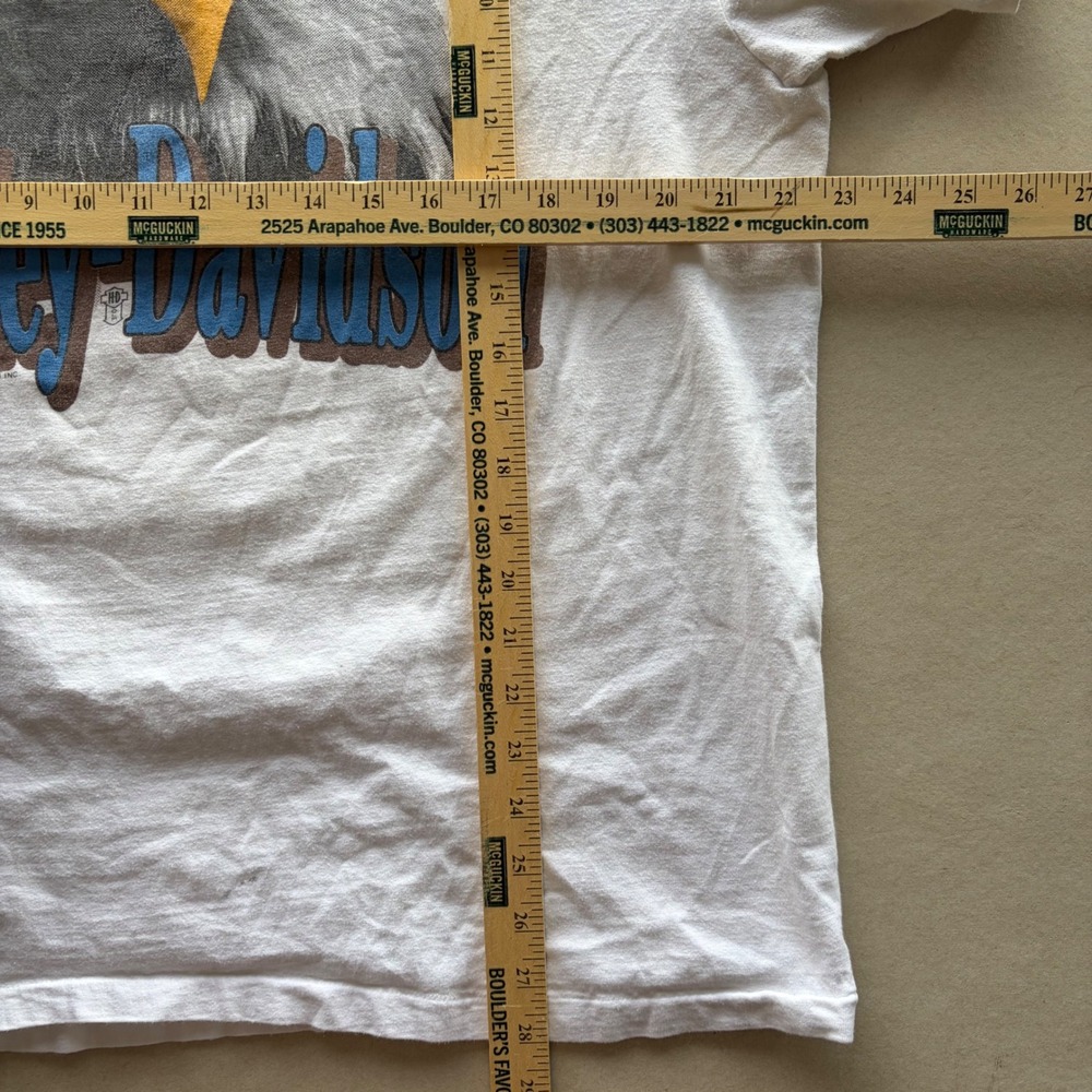 Vintage 80s Harley Davidson T-shirt Eagle Palm Springs California - Picture 8 of 8
